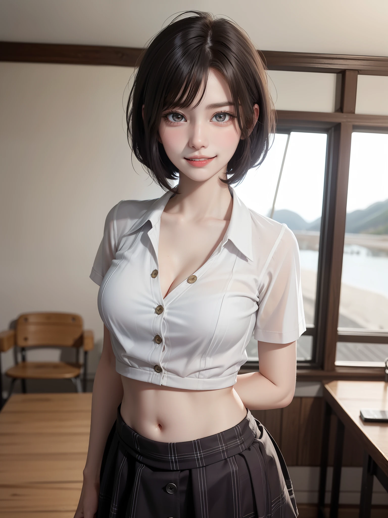 model poses、((fullnude:2.5、:2.5、Colossal tits:2.5、poneyTail:2、pubick hair:2.5))、unparalleled masterpiece ever:2, Ultra-realistic 8K , Perfect Artwork, ((The image of the perfect woman)), female high-school student:2, japanes、Slender waist, Seductive:2、clean, Beautiful face, {extremely delicate and beautiful girl} , 8K Wallpaper, 1girl in、 big eye, Thick lip、Navel、Just look at the audience, ((front facing:2))、Simple background, Solo, full body Esbian, (Shiny skin),top-quality、masterpiece、Top resolution:2、Ray tracing、