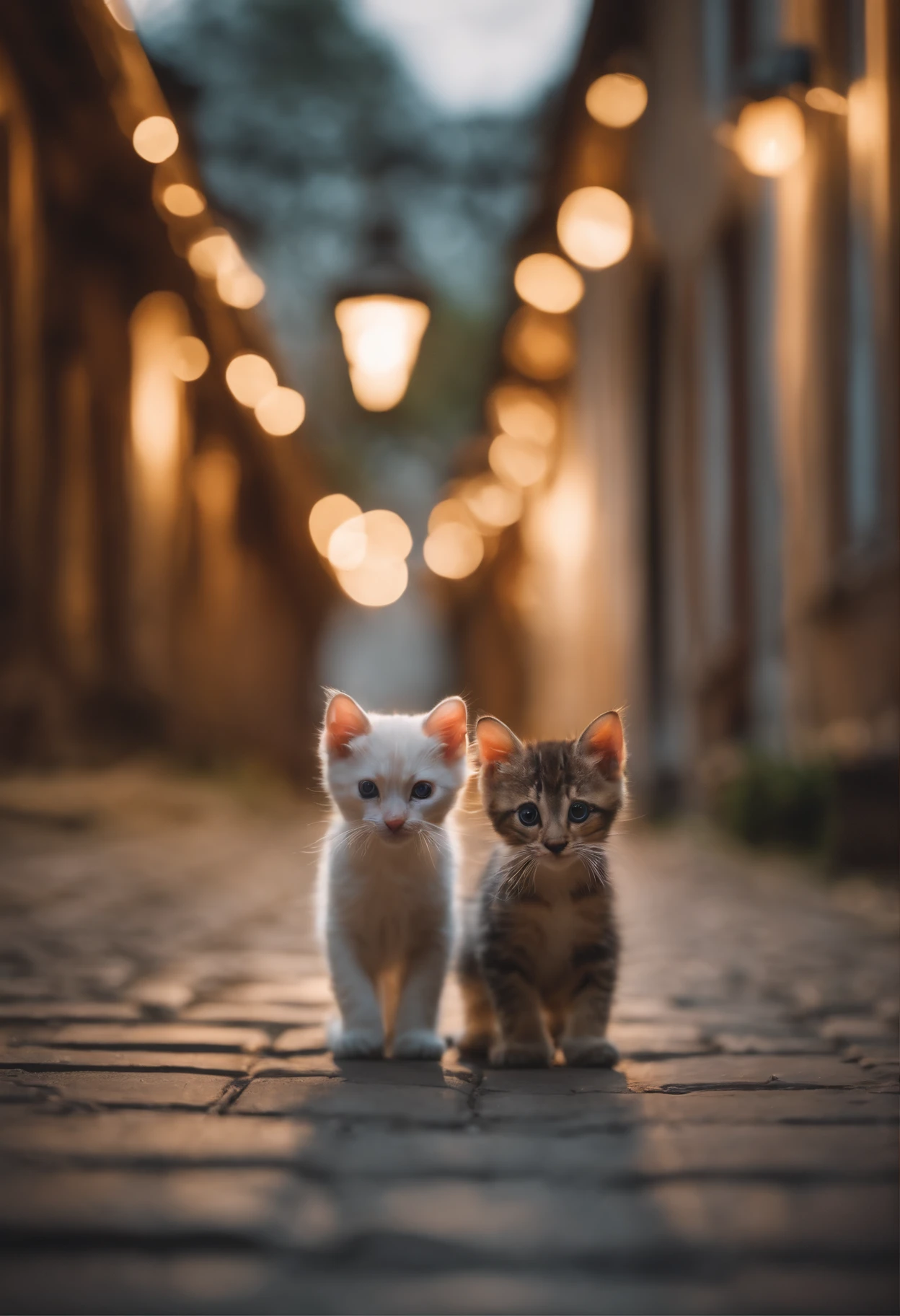 I have two little kittens, a cute little cat, cute kittens, Cutest, Incredibly cute, Adorable and cute, And cute and lovely. They are walking down the street with backpacks, Walking together, commute, Proudly walk down the street, And the cat is walking. They are cute in the style of 🍂 and 🍁, Adorable and cute, Cute and adorable, oh, nice and cute. They are known as real-life Tom and Jerry.