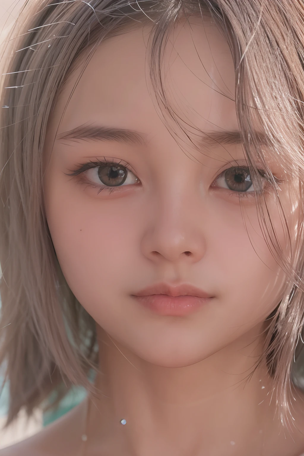 15 YEAR-OLD GIRL, CLOSEUP SHOT.