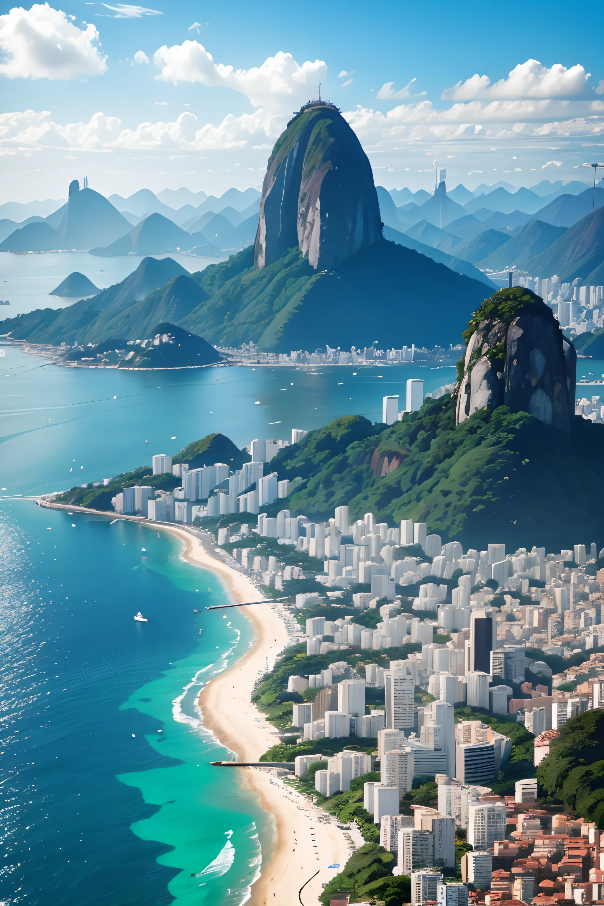 rio de janeiro, cidade, orla, mar