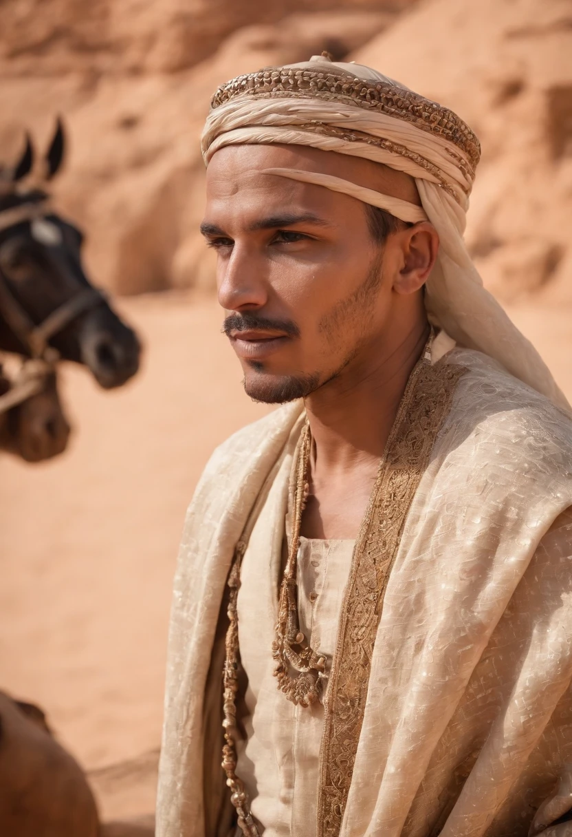 The masked prince of Saharawi al-Moravid is、I have old scars on my face
