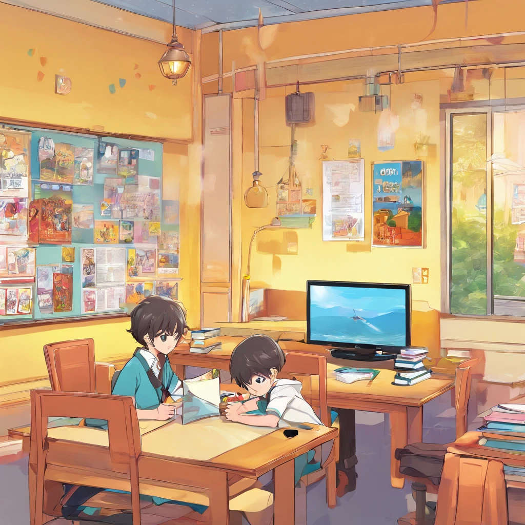 masterpiece, bestquality, 10, UHD, painting, Beautiful eyes and detailed faces, illustration, beautiful details, anime, 16-year-old boy with white hair, yellow eyes, High level of creativity, gorgeous face, Japanese Men, Pretty Boy, School Girls Uniform, sharp, Sitting distracted in the classroom, Sharp lighting, Window handle, in a classroom