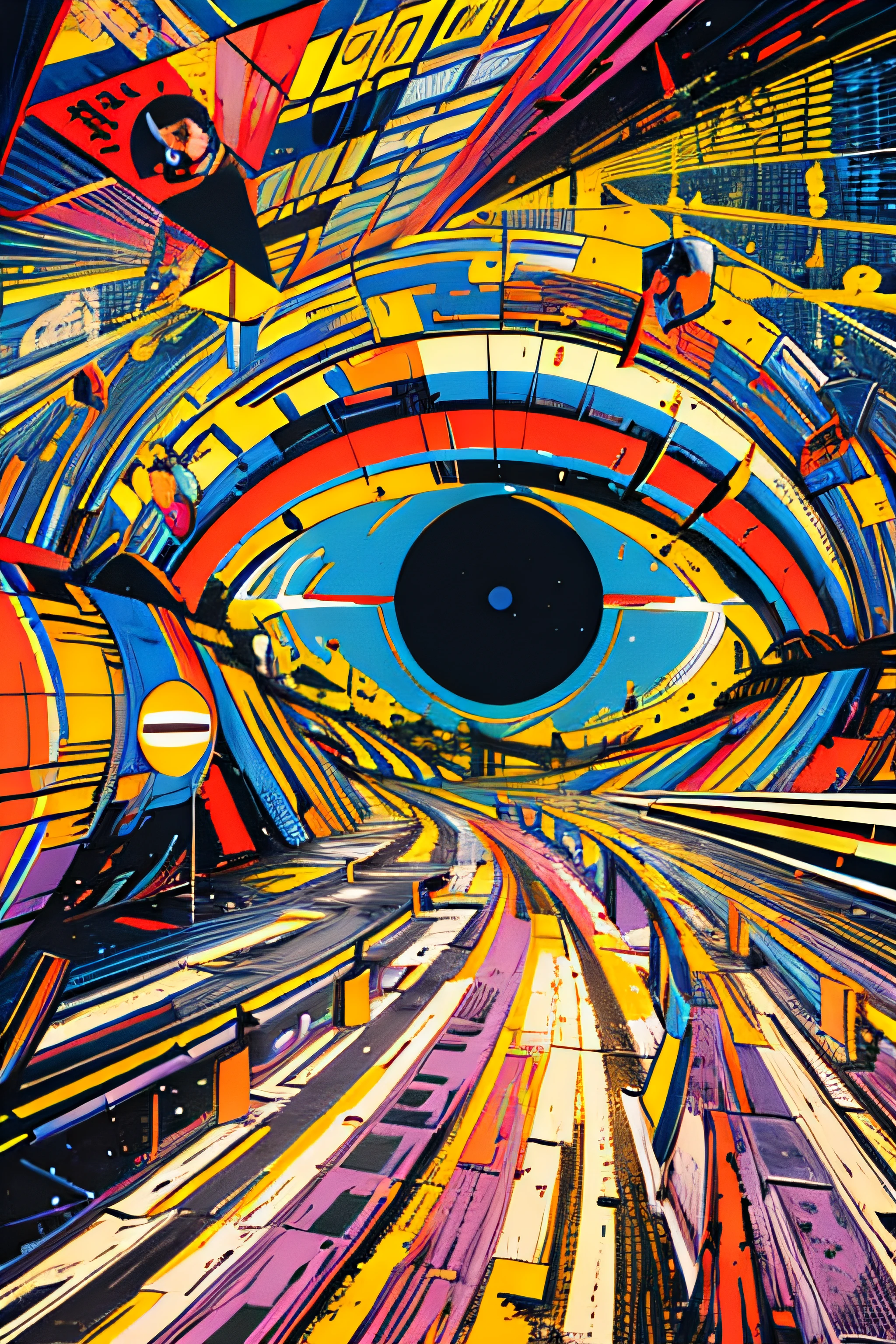 (((dramatic))), (((gritty))), (((intense)))), galaxy, The movie poster features \(Masterpiece, Best Quality), 8k Wallpaper, highly detailed, poster, vintage, 1960s, Bauhaus, cinematic movie poster, shapes, lines, abstract, propaganda, mid century modern, movie poster, The color palette is dominated by dark colors, dotted with bright colors, giving the poster a dynamic and visual impact, (magazine:1.3), (cover-style:1.3), fashionable, vibrant, outfit, posing, front, colorful, dynamic, background, element, confident, expressive, holding, statement, attachment, majestic, coiled, around, touch, scene, cover, bold, eye-catching, fashion, catchy, bigger, eye-catching, modern, trendy, focused, stylish, no text