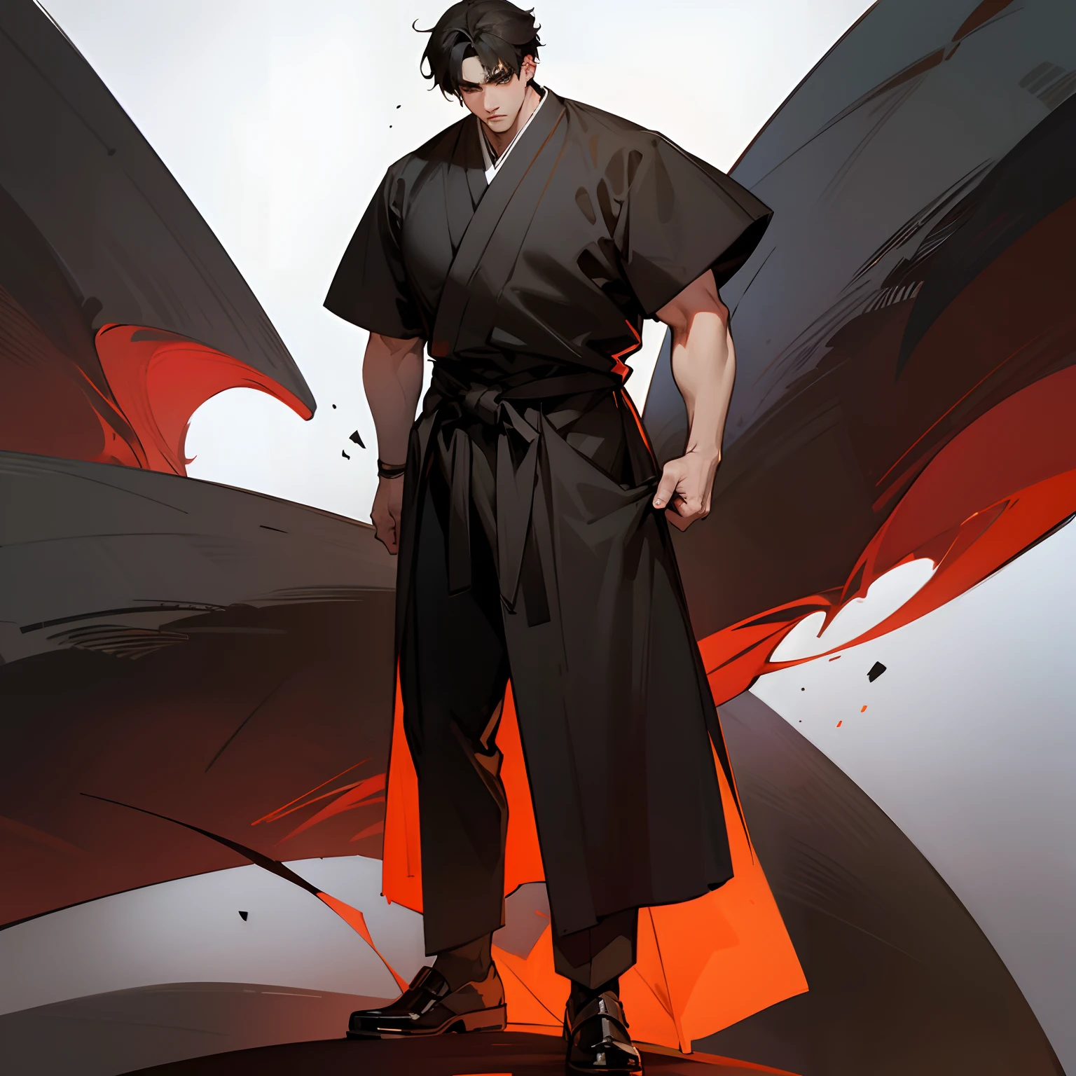 190cm black hair brown eye dominant big boy