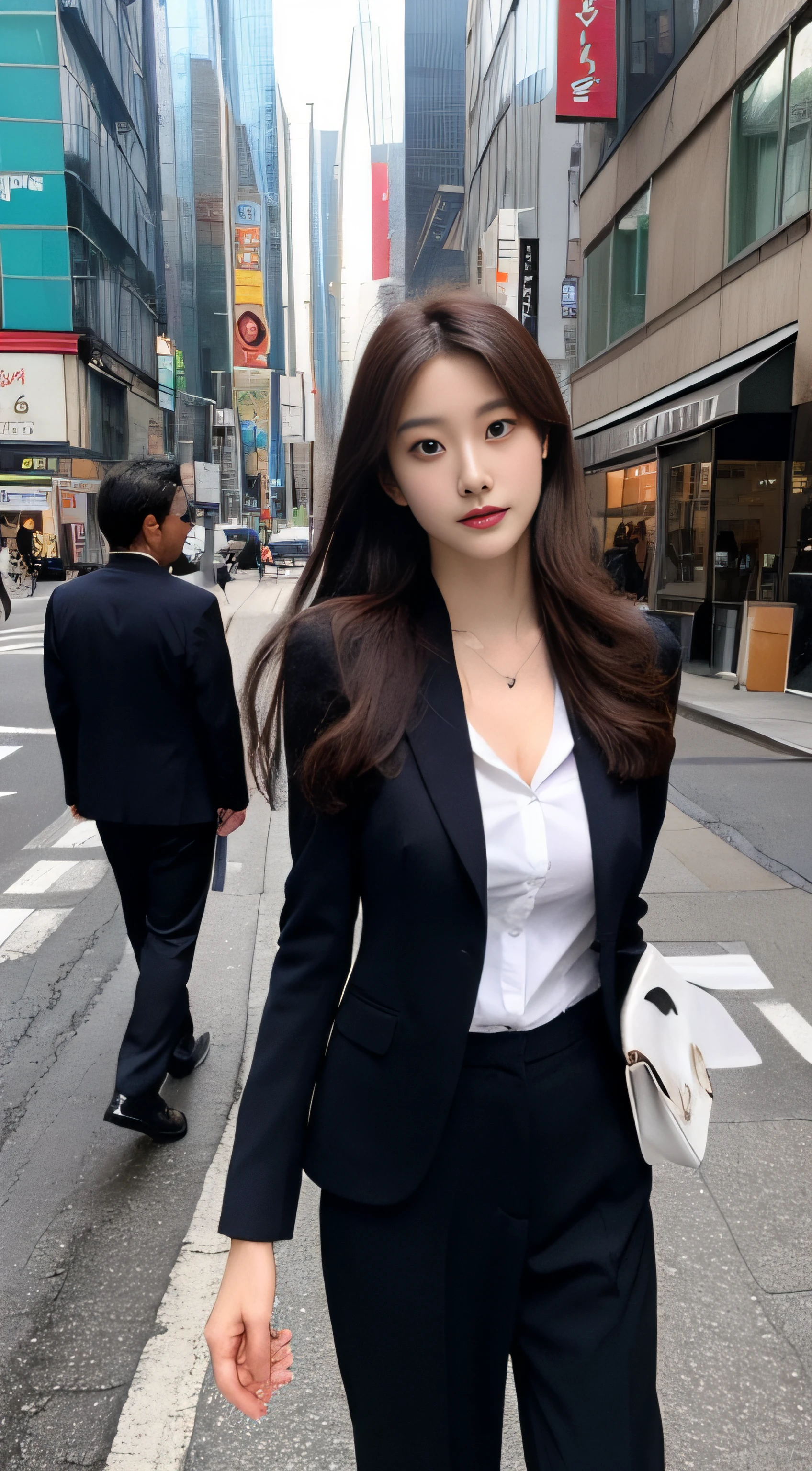 Tall and slender beauty、Beauty in suits、Colossal tits、undershirt、Cool beauty、Career woman、Japan beauties、modeled、tiese,the street
