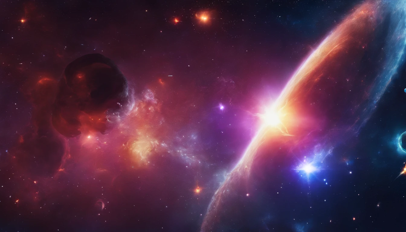 universo, entidade, Qualidade 4k, best quality, pose sentada no planeta.