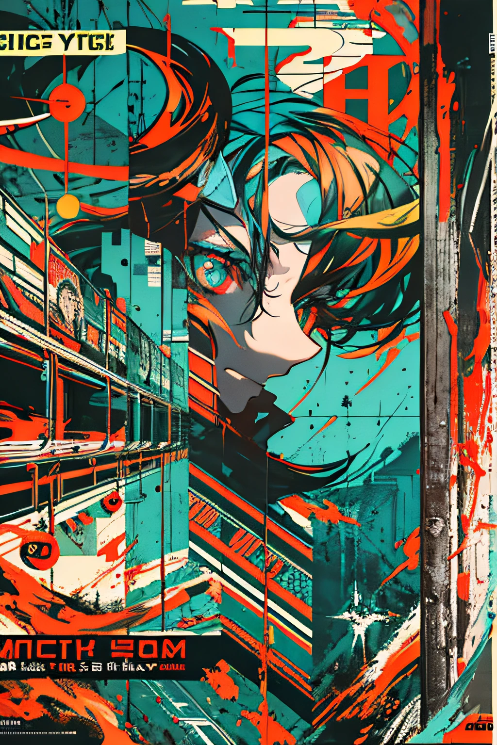 (((dramatic))), (((gritty))), (((intense)))), ocean, wet hunt, bomb, The movie poster features \(Masterpiece, Best Quality), 8k Wallpaper, highly detailed, poster, vintage, 1960s, Bauhaus, cinematic movie poster, shapes, lines, abstract, propaganda, mid century modern, movie poster, The color palette is dominated by dark colors, dotted with bright colors, giving the poster a dynamic and visual impact, (magazine:1.3), (cover-style:1.3), fashionable, vibrant, outfit, posing, front, colorful, dynamic, background, element, confident, expressive, holding, statement, attachment, majestic, coiled, around, touch, scene, cover, bold, eye-catching, fashion, catchy, bigger, eye-catching, modern, trendy, focused, stylish, no text