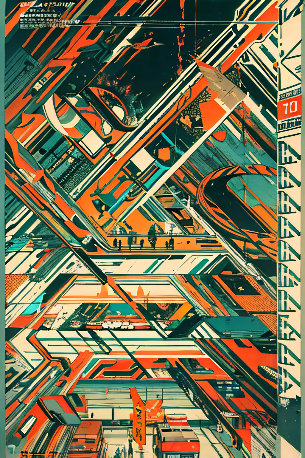 (((dramatic))), (((gritty))), (((intense)))), ocean, wet hunt, airport, The movie poster features \(Masterpiece, Best Quality), 8k Wallpaper, highly detailed, poster, vintage, 1960s, Bauhaus, cinematic movie poster, shapes, lines, abstract, propaganda, mid century modern, movie poster, The color palette is dominated by dark colors, dotted with bright colors, giving the poster a dynamic and visual impact, (magazine:1.3), (cover-style:1.3), fashionable, vibrant, outfit, posing, front, colorful, dynamic, background, element, confident, expressive, holding, statement, attachment, majestic, coiled, around, touch, scene, cover, eye-catching, fashion, catchy, bigger, eye-catching, modern, trendy, focused, stylish, no text