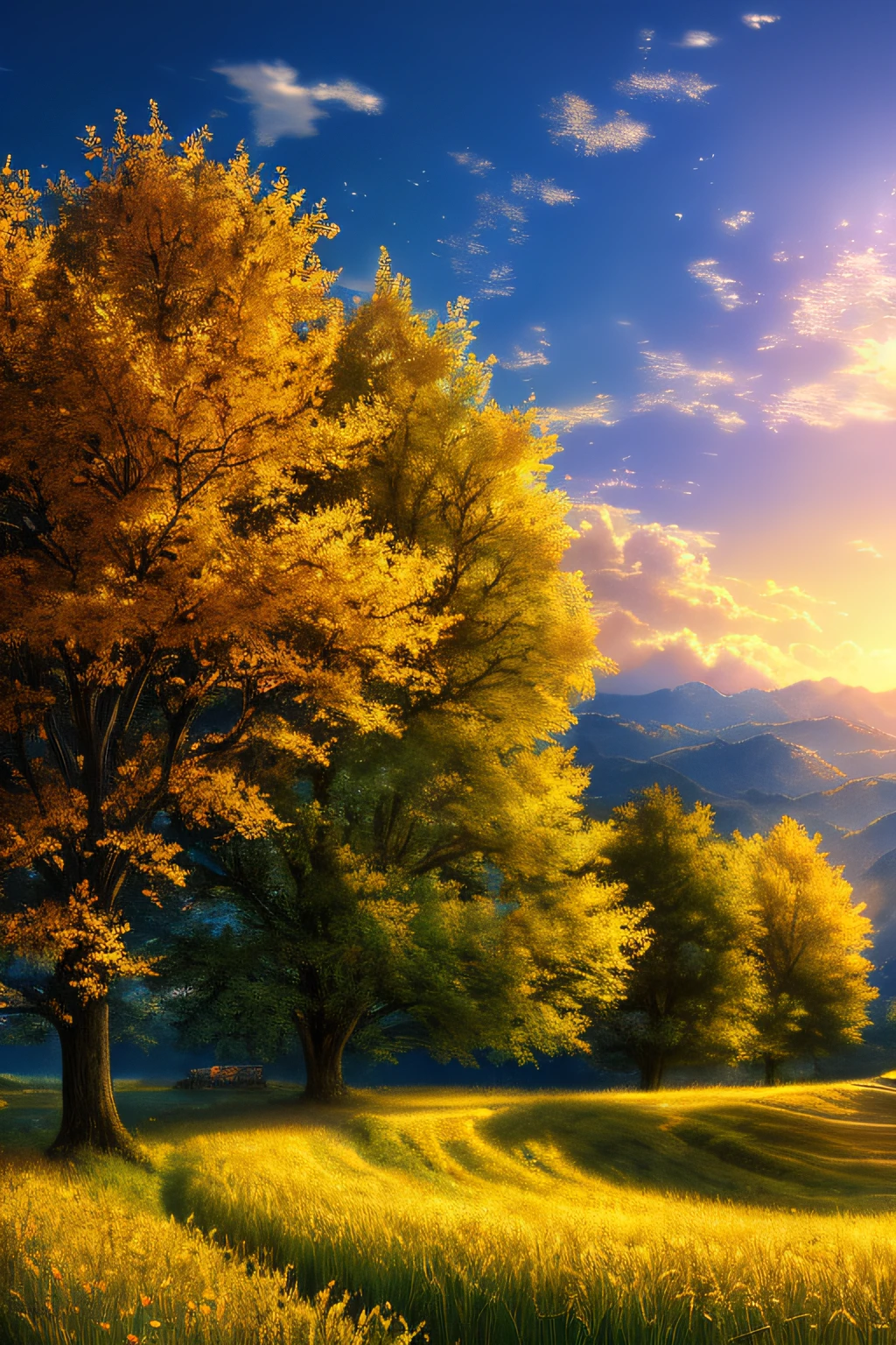 Masterpiece, best quality, (very detailed CG unified 8k wallpaper) (best quality), (best illustration), (best shade) nature harvest wheat , super detailed