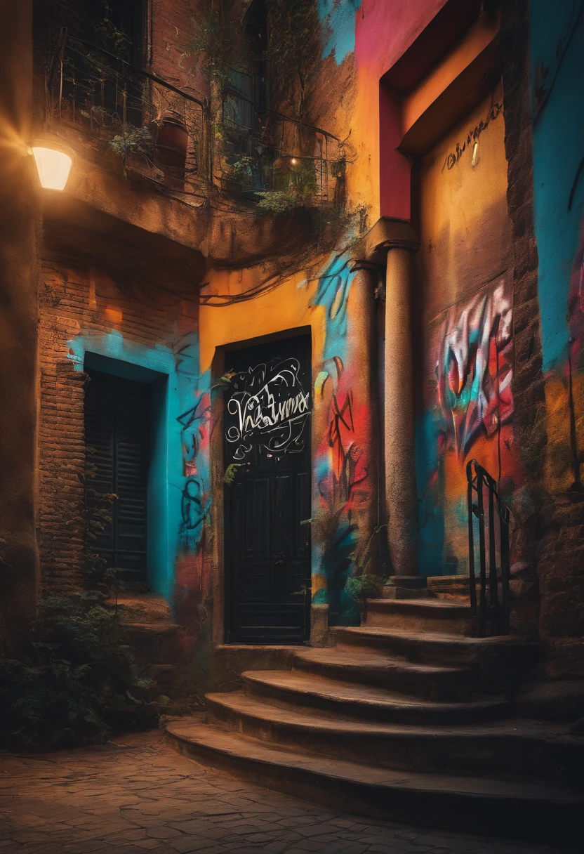 A logo with third writing in graffiti style
