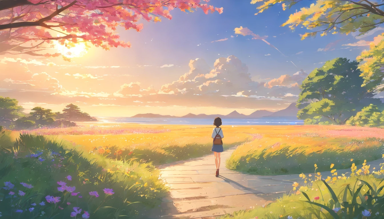 Masterpiece, best quality, high quality, extremely detailed CG uniform 8k wallpaper, flowering landscape, dry places such as empty desert, dearest, cunning, Mono Lake, Pu Tree, 3D digital painting, award winning photography, bokeh, depth of field, HDR, bloom, Chromatic Aberration, Photorealistic, extremely detailed, trending on artstation, trending on CGsociety, Intricate, High Detail, dramatic, art by midjourney