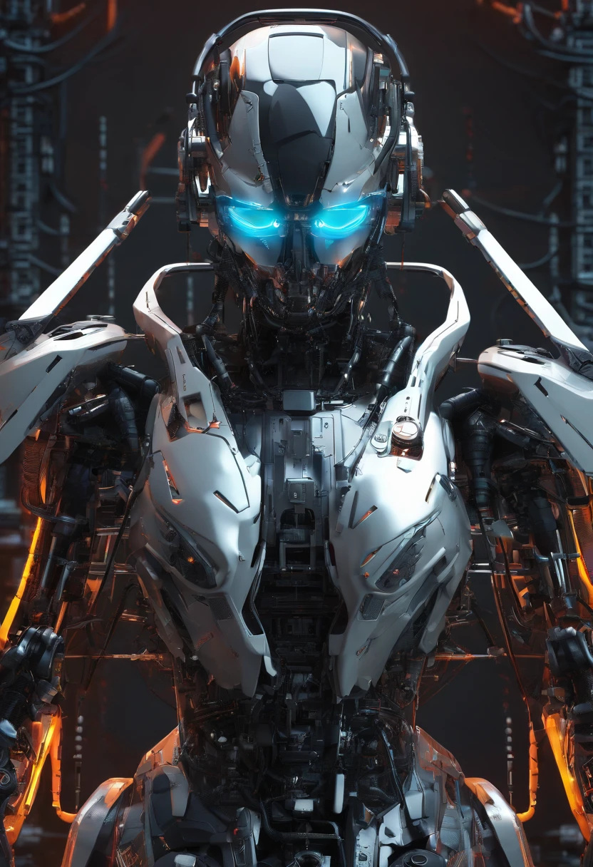 A BIRD robot,, Wearing sunglasses, Wearing headphones, Standing position, Abstract beauty, Centered, Looking at the camera, Facing the camera, nearing perfection, Dynamic, Highly detailed digital painting, concept-art, 8K, high definition resolution