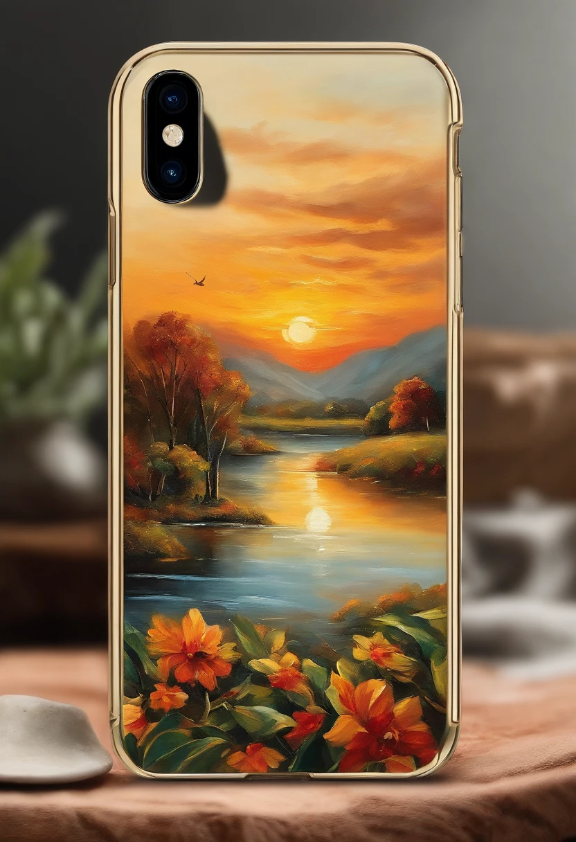 Infused with artistic inspiration and exquisite detail，What makes this Apple phone case unique。Oil painting theme elements are printed on it，The pattern is drawn delicately and delicately，It is as if a real oil painting is displayed on a mobile phone case。