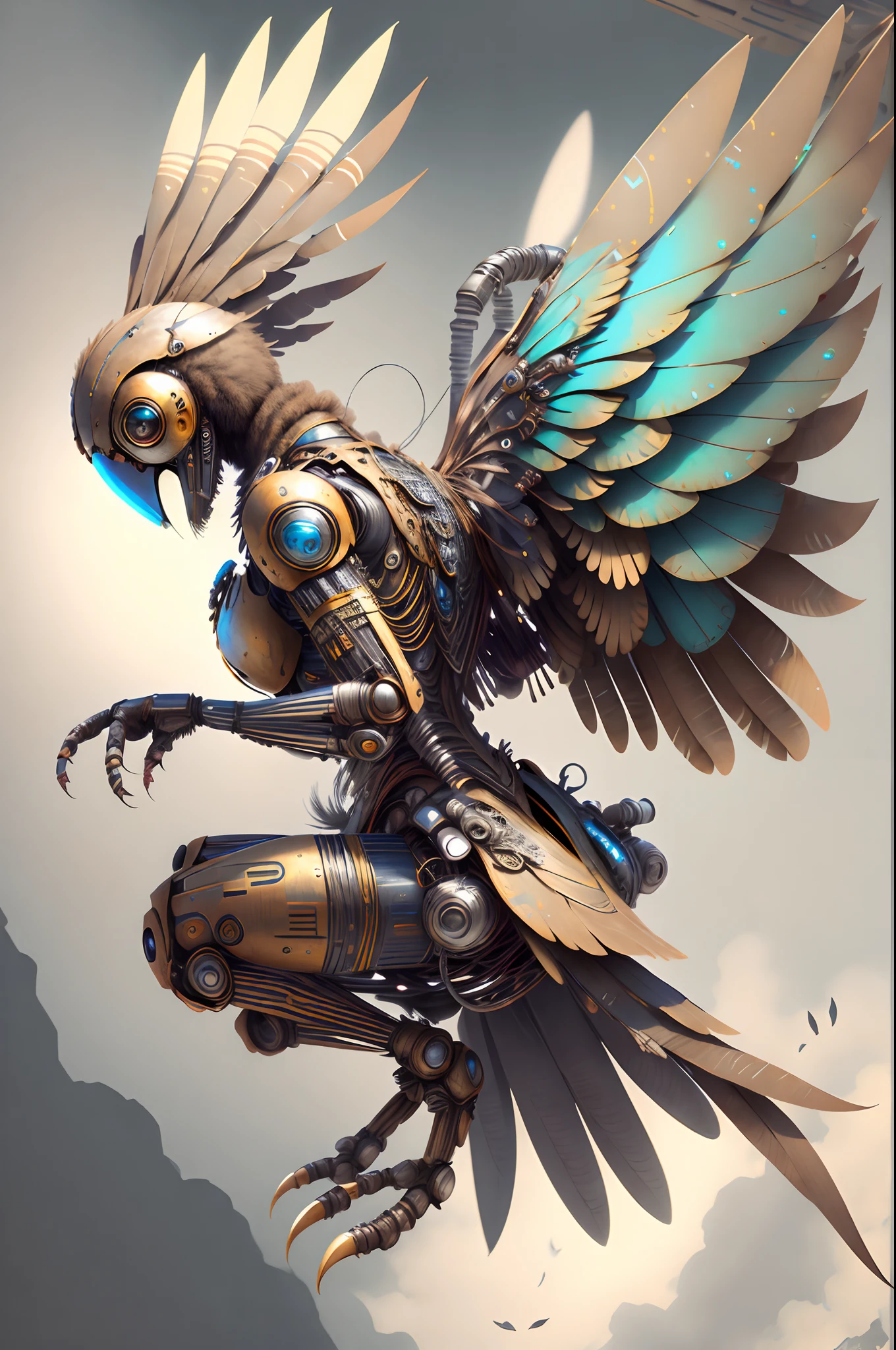 Mech4nim4lAI [The bird:droid:.5]，wings