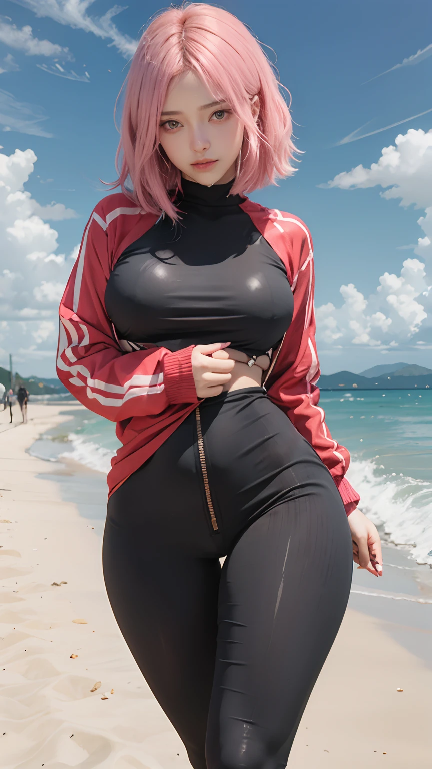Lora realistis 1 girl with pink hair