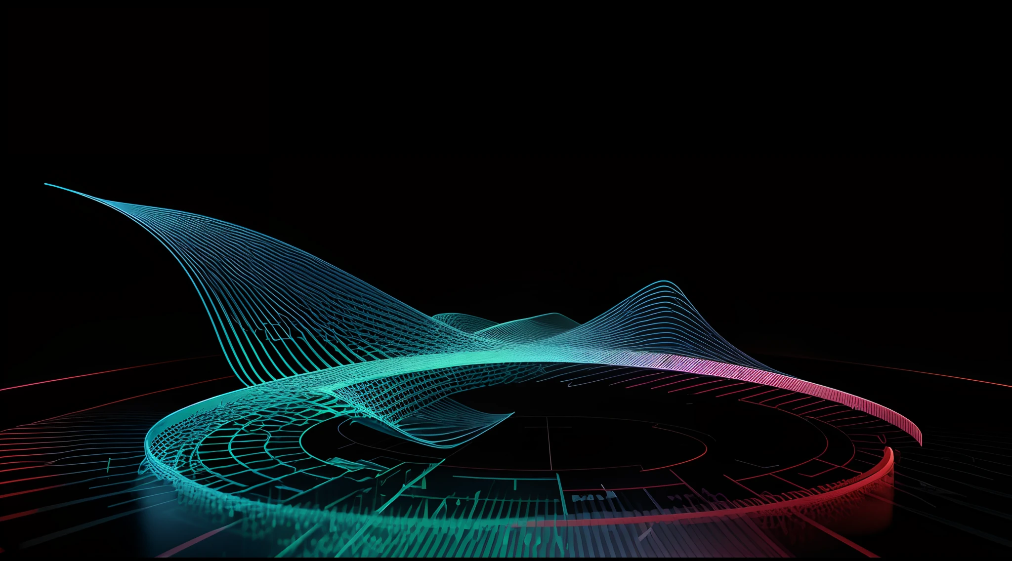 Engaging 3D visualization featuring stunning graphs、glinting