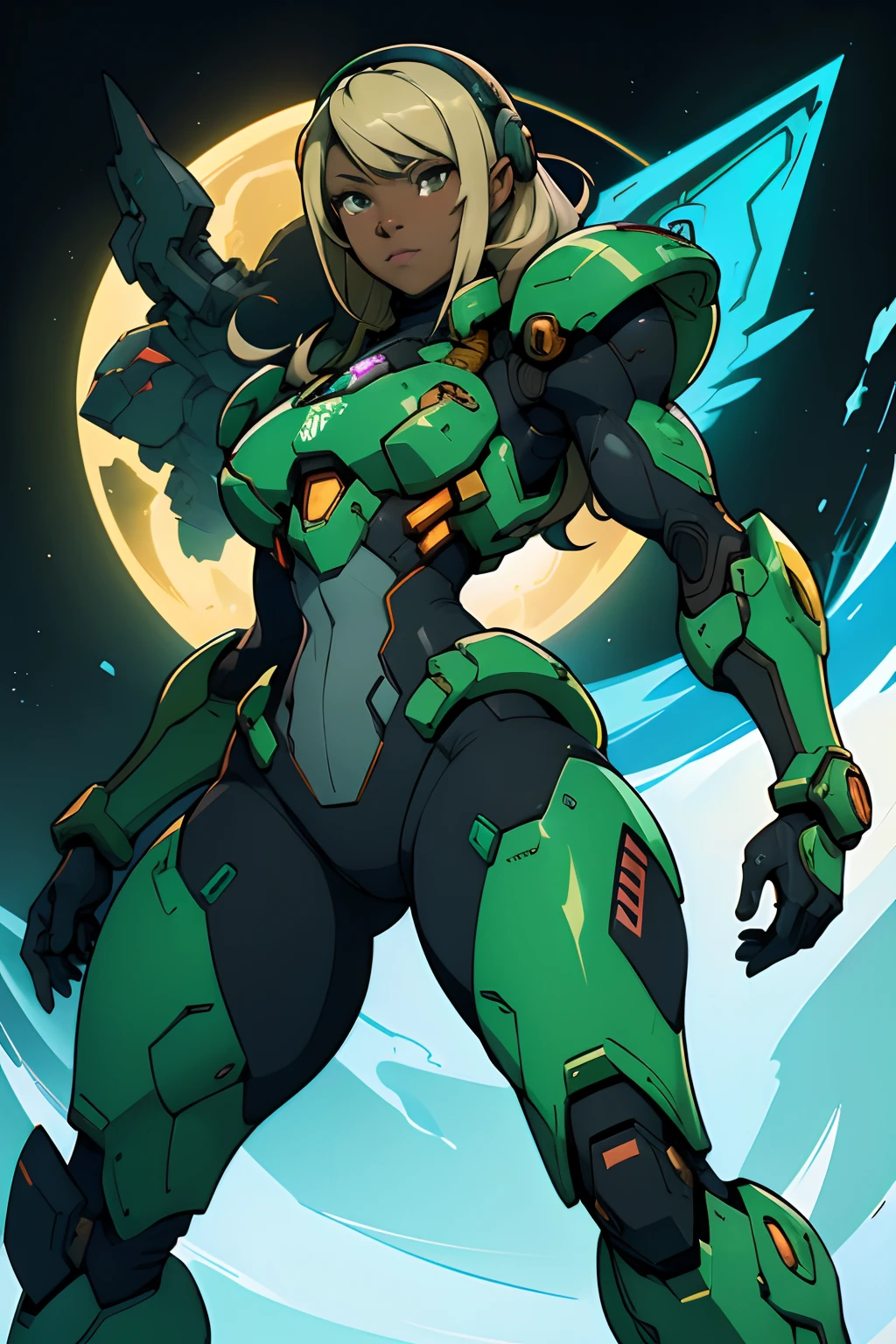 (((uma imagem dos desenhos animados de uma mulher negra em um armadura - grande))), Samus Aran Fanart, Samus Aran, Samus, samus aran bioorganic varia suit, Metroid, Retrato de Samus Aran bonito, epic full color illustration, Zero Terno Samus, arte da capa dos quadrinhos, Metroid Prime, fanart de videogame, Doom Guy Parecido com Samus