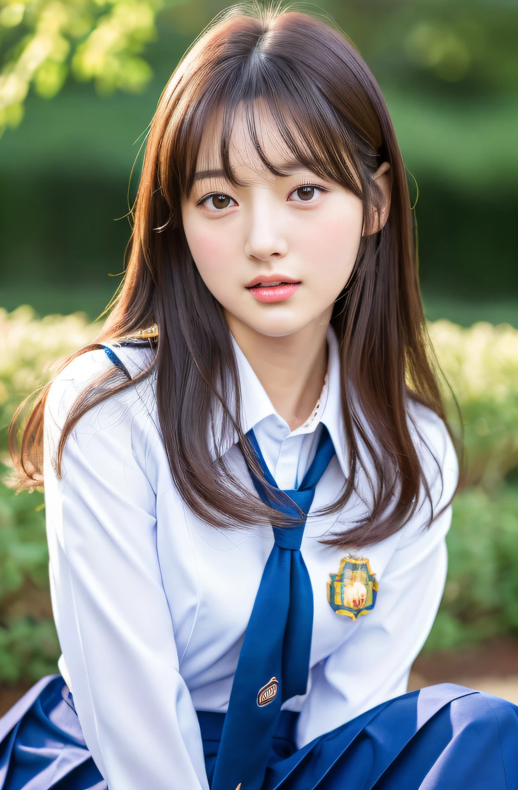 Close up portrait of woman walking in park in uniform、Japan Person Model、Young Sensual Gravure Idol、Young cute gravure idol、Realistic Young Gravure Idol、Realistic sensual gravure idol、Young gravure idols、sophisticated gravure idol、奈良美智、Young skinny gravure idol、beautifull asian girl ever、ulzzang -6500-v1.1, (Raw foto:1.2), (Photorealsitic:1.4), a beautiful detailed girl, extremely detailed eye and face, beatiful detailed eyes, Ridiculous, unbelievable Ridiculous, huge filesize, ultra-detailliert, hight resolution, ighly detailed, top-quality, masterpiece, Kemomimi, ((Japanese girls' high school uniform)), illustratio, ighly detailed, nffsw, unification, 8k wallpaper, magnifica, finely detail, masterpiece, top-quality, Highly detailed ticker uniform 8K wallpaper, Light on the Face、电影灯光、 girl、((witheout panties))、((dynamicposes)))、(camel's toe)、(half)、(panthyhose)、(Sitting on legs bending the knees))ulzzang -6500-v1.1, (Raw foto:1.2), (Photorealsitic:1.4), a beautiful detailed girl, extremely detailed eye and face, beatiful detailed eyes, Ridiculous, unbelievable Ridiculous, huge filesize, ultra-detailliert, hight resolution, ighly detailed, top-quality, masterpiece, Kemomimi, ((Japanese girls' high school uniform)), illustratio, ighly detailed, nffsw, unification, 8k wallpaper, magnifica, finely detail, masterpiece, top-quality, Highly detailed ticker uniform 8K wallpaper, Light on the Face、电影灯光、16yo girl、((witheout panties))、((dynamicposes)))、(camel's toe)、(half)、(panthyhose)、(Sitting on legs bending the knees))ulzzang -6500-v1.1, (Raw foto:1.2), (Photorealsitic:1.4), a beautiful detailed girl, extremely detailed eye and face, beatiful detailed eyes, Ridiculous, unbelievable Ridiculous, huge filesize, ultra-detailliert, hight resolution, ighly detailed, top-quality, masterpiece, Chemomimi, ((JK school uniform)), illustratio, ighly detailed, nffsw, unification, 8k wallpaper, astonishing, finely detail, masterpiece, top-quality, Highly detailed ticker uniform 8k wallpaper, Light on the Face, Cinematographic lighting、1girl in、sixteen years old、((no brassiere))、(witheout panties))、((dynamicposes))、(camel's toe)、(half)、(panthyhose)