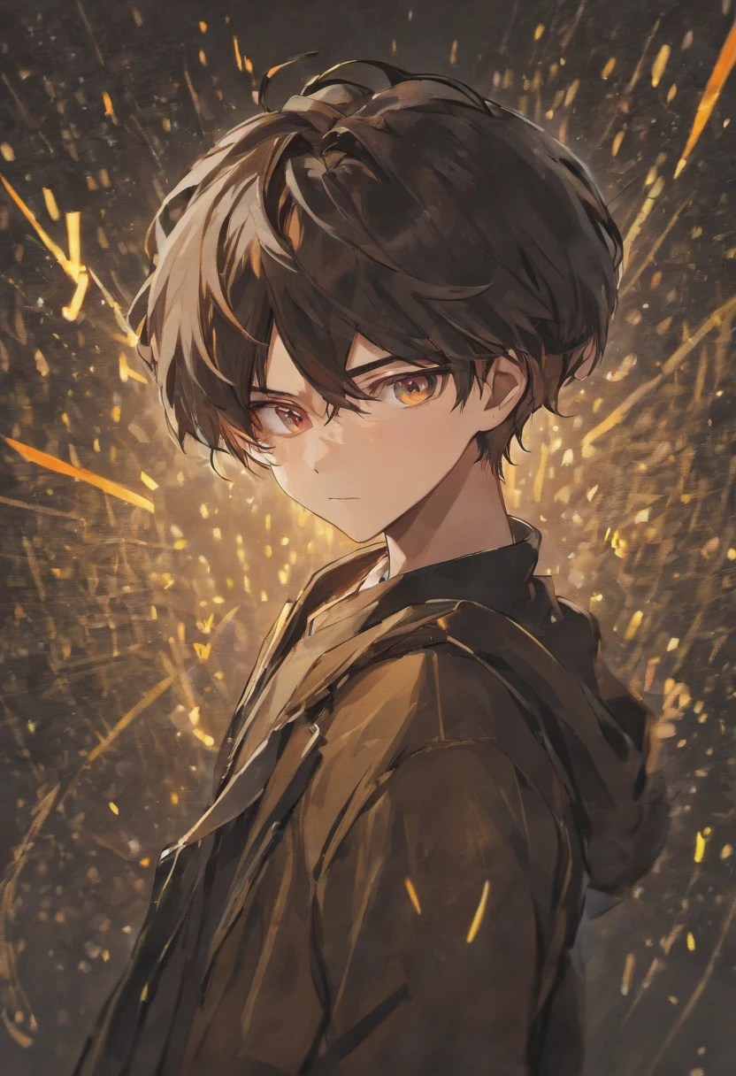 Semi-Long, Beautiful Boys, Hazel Eyes, Black Hair,