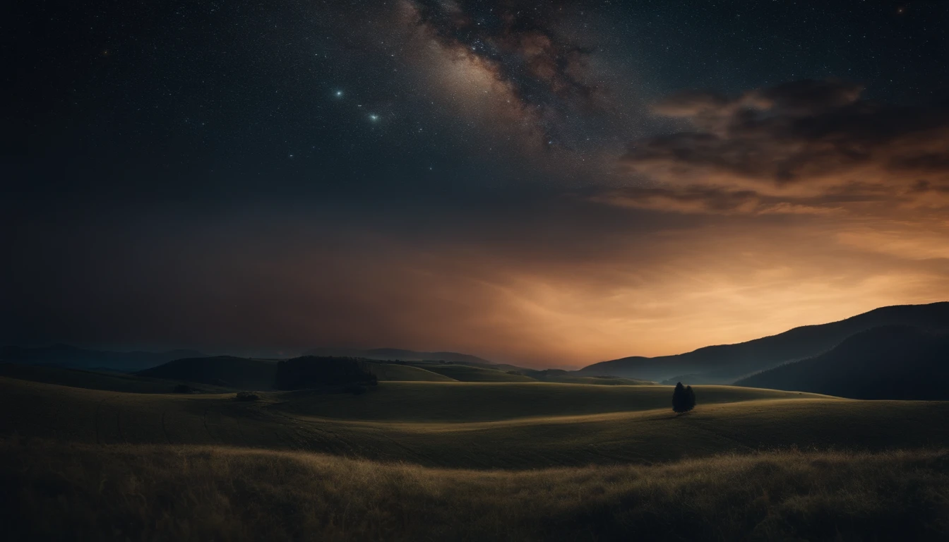 Amazing starry sky