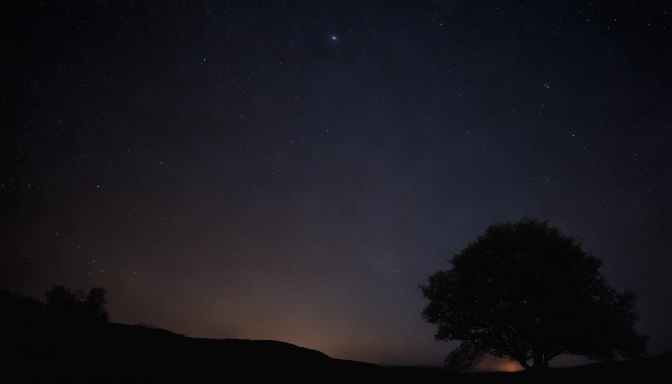 Amazing starry sky