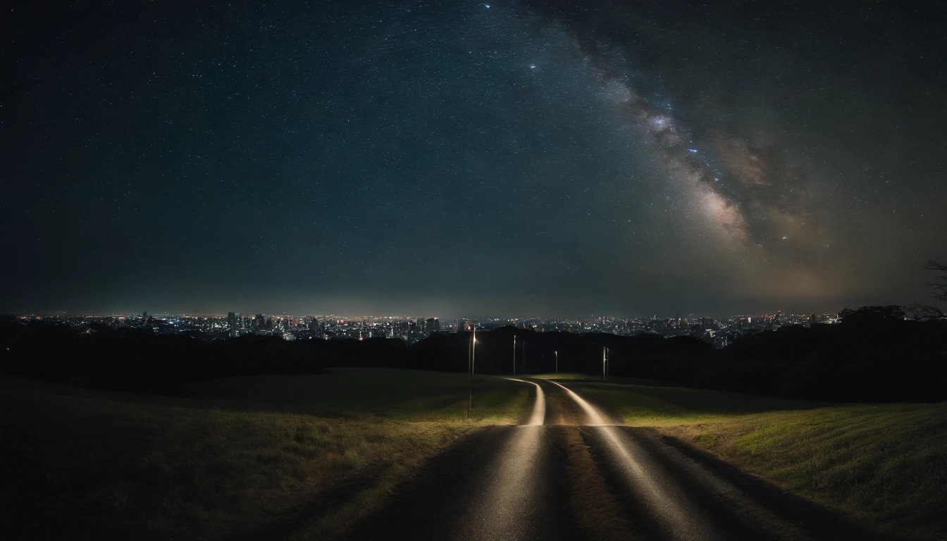 Tokyo's amazing starry sky、milkyway