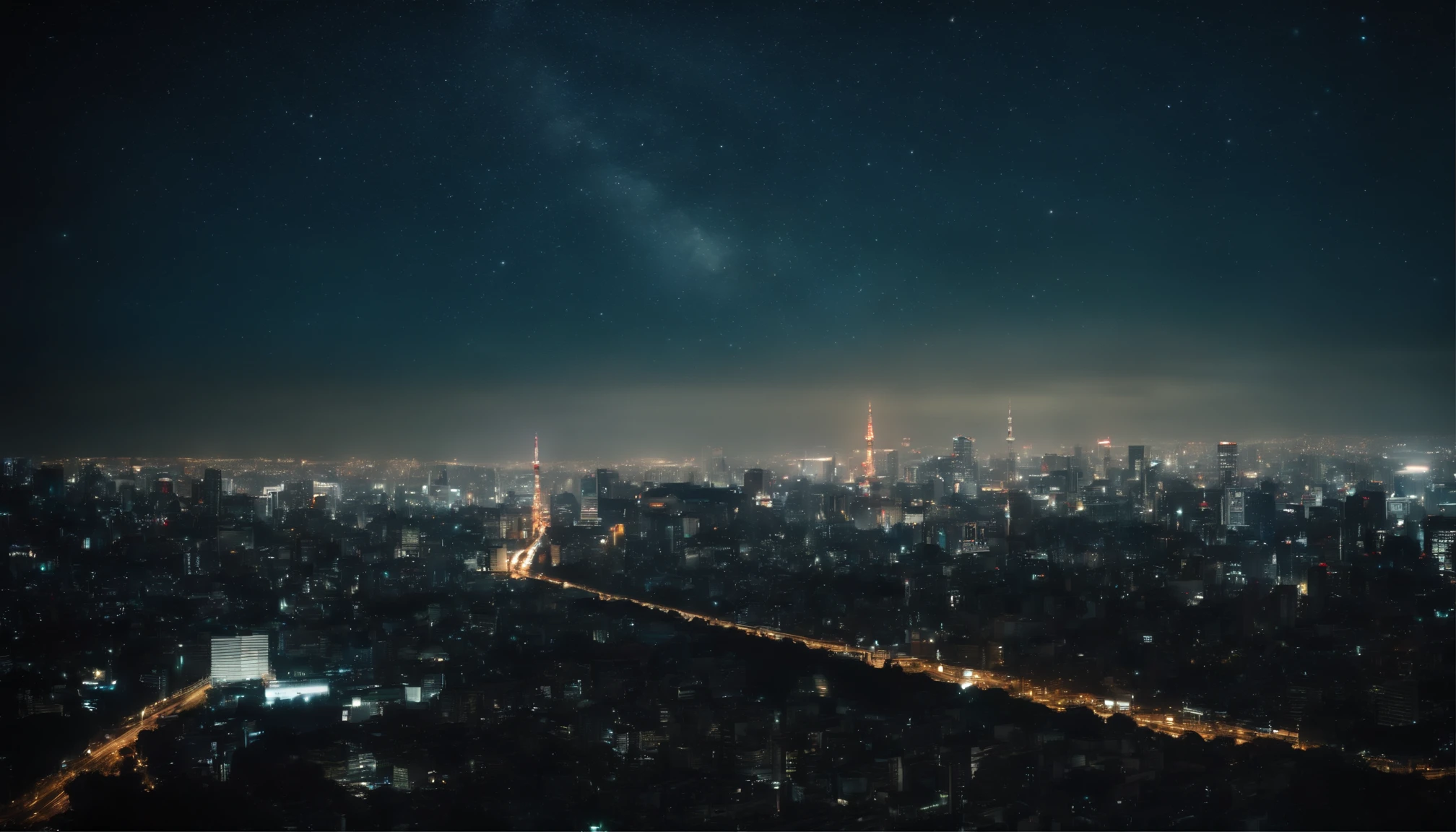 Tokyo's amazing starry sky