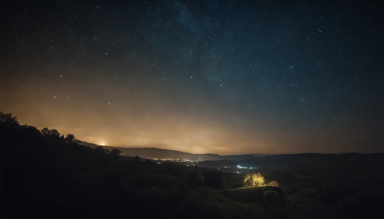 Amazing starry sky