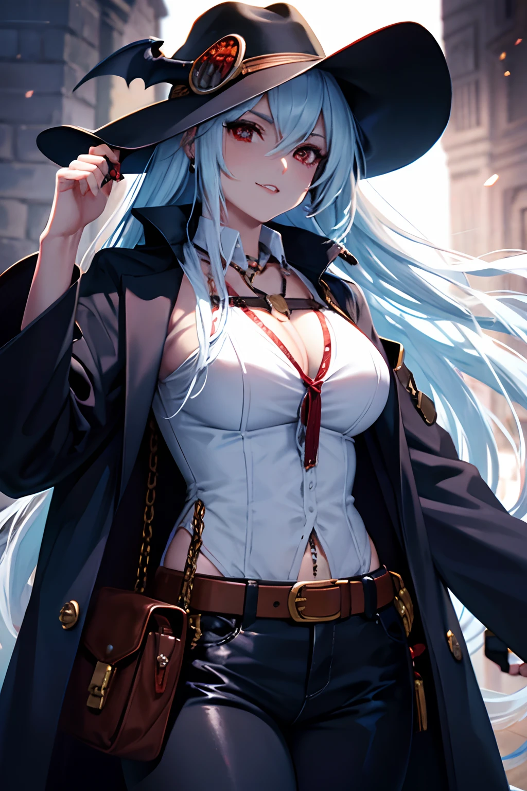 cowboy, bounty hunter, vampire, female