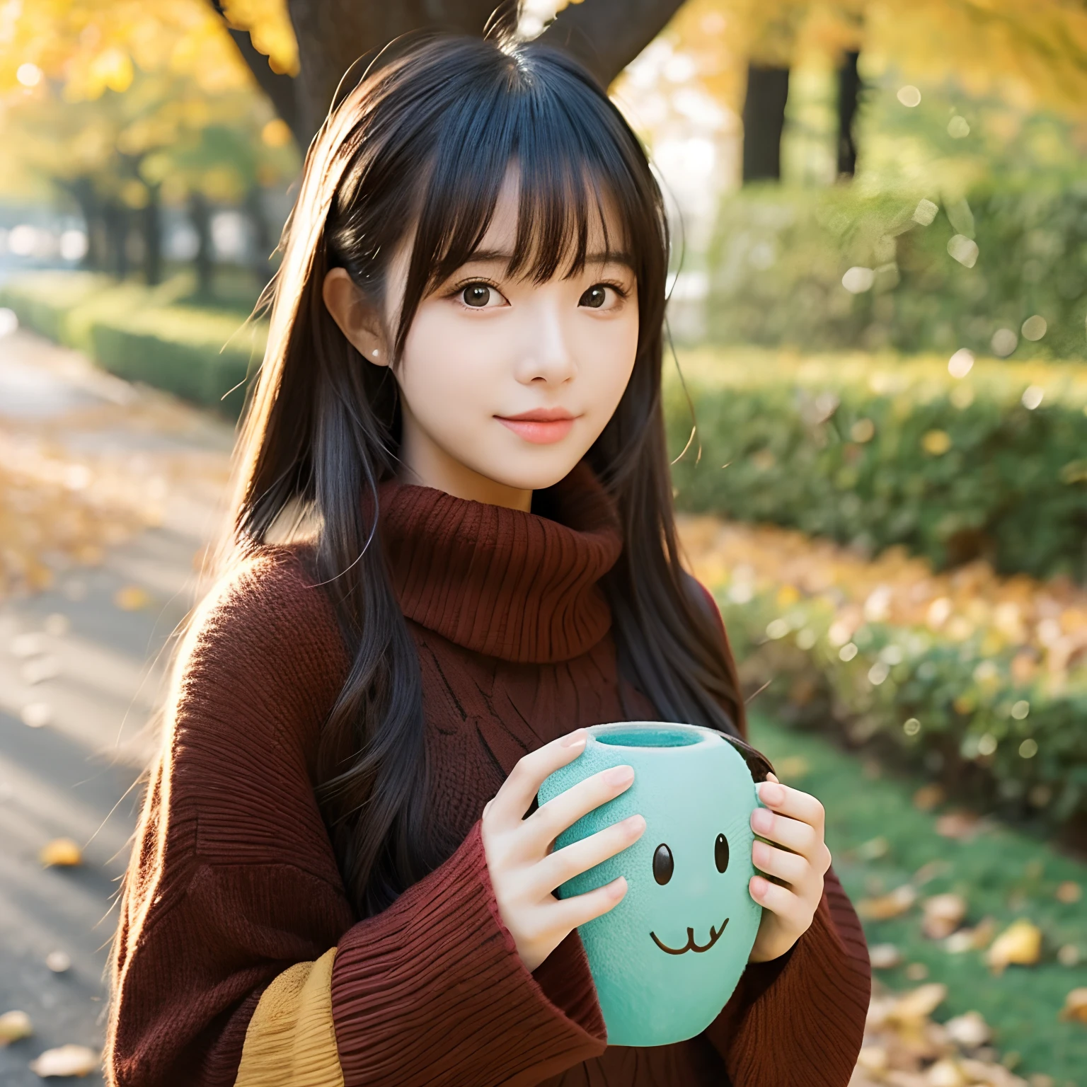 AI Girl,kawaii,For autumn,Fantasia,