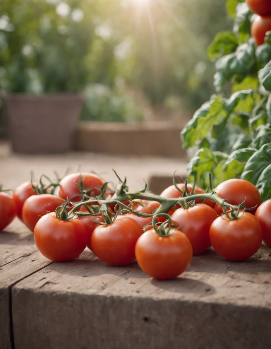 realisitic,a picture,8K,tomatoes,Fresh