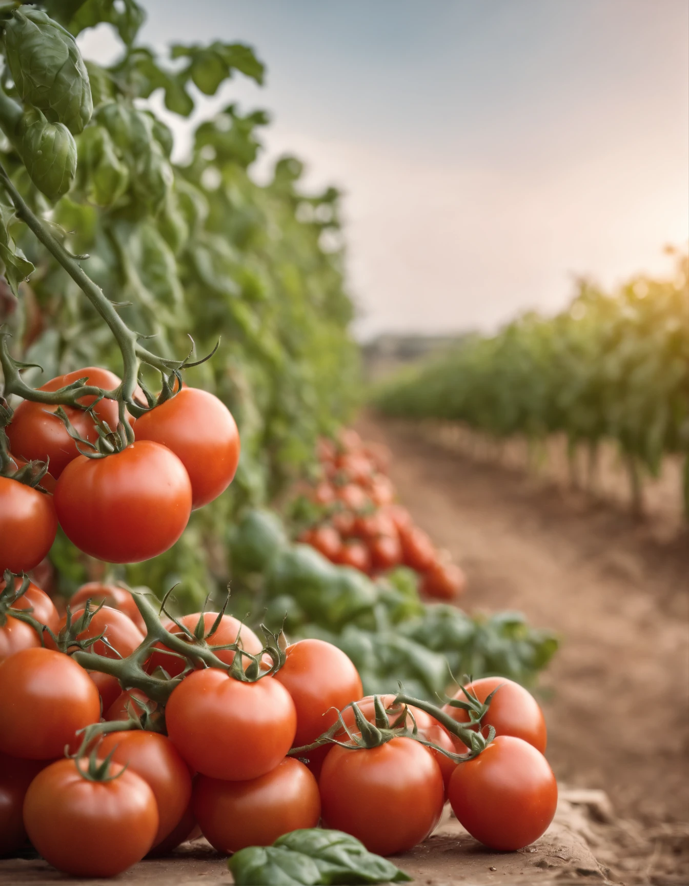 realisitic,a picture,8K,tomatoes,Fresh