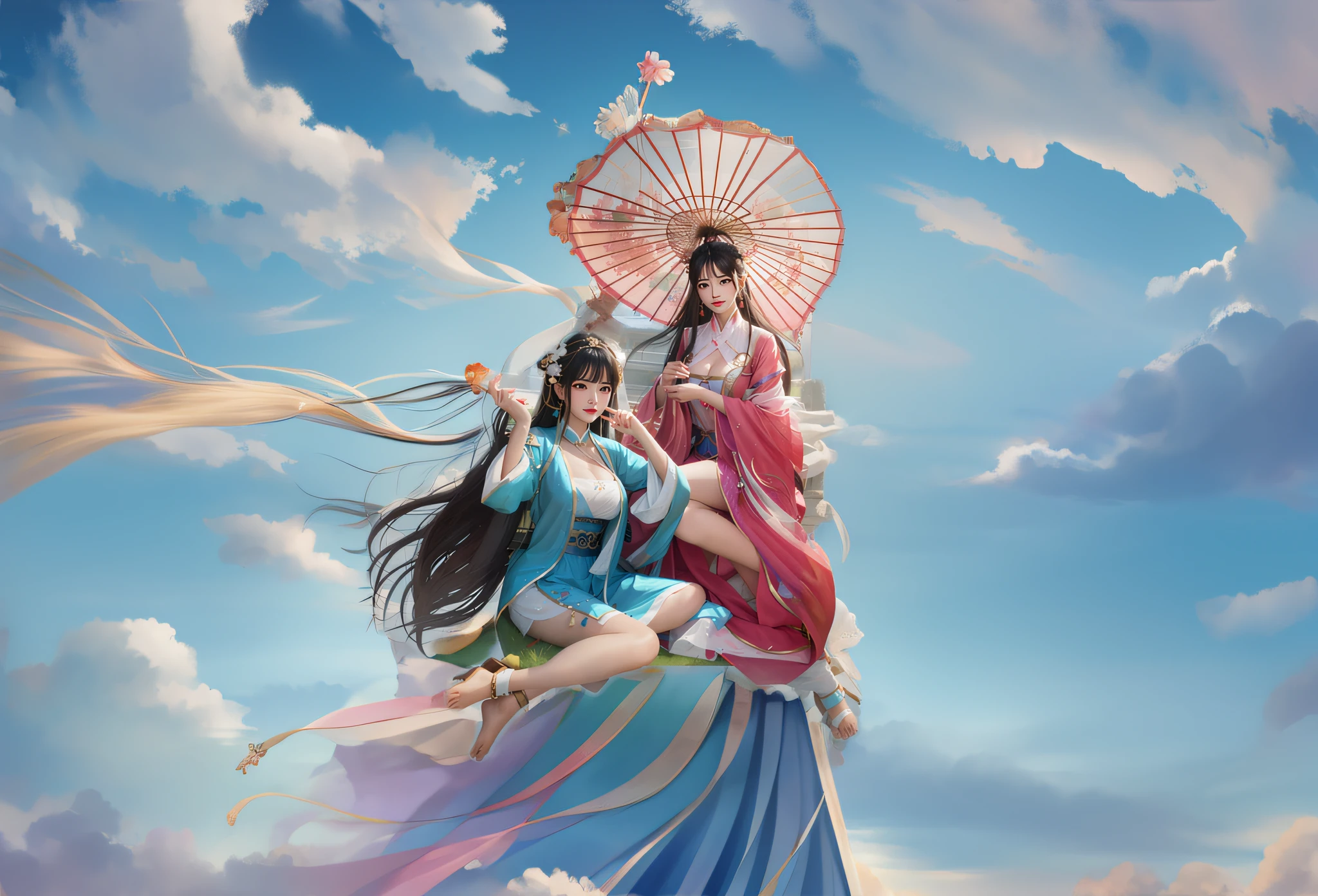 dream magical,Beautiful,horizon,in wonderland,Clouds surround,Ancient wind