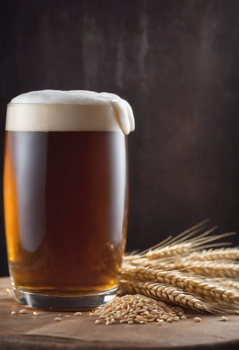 caneca de cerveja, how does it rise?, muita espuma, plano frontal, foto realista, Ultra sharp focus, tiro realista, fundo moderno, ambiente quente iluminado