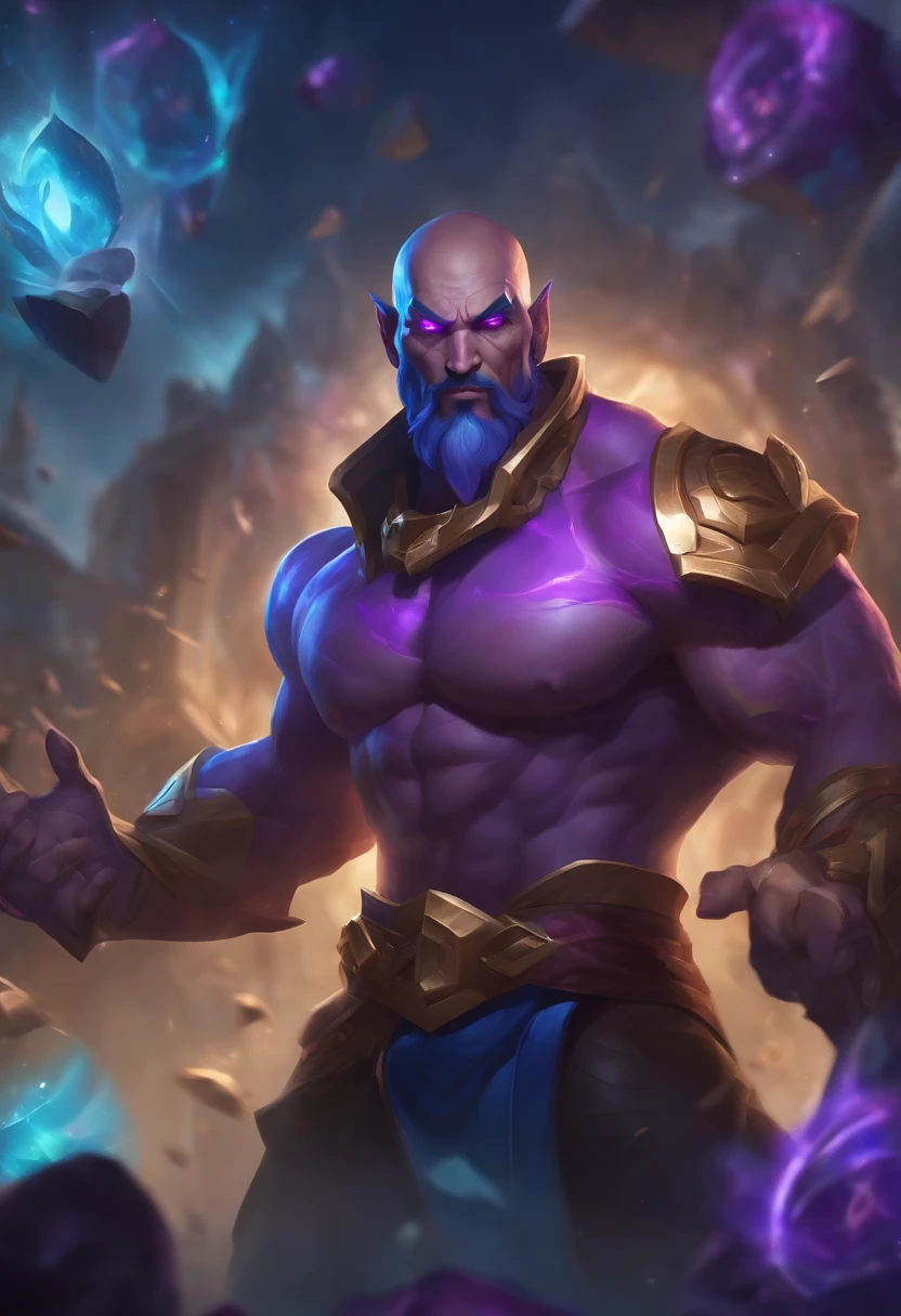 League of Legends Ryze novo conceito de skin com splashart para o jogo League of Legends