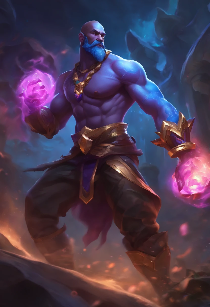 League of Legends Ryze novo conceito de skin com splashart para o jogo League of Legends