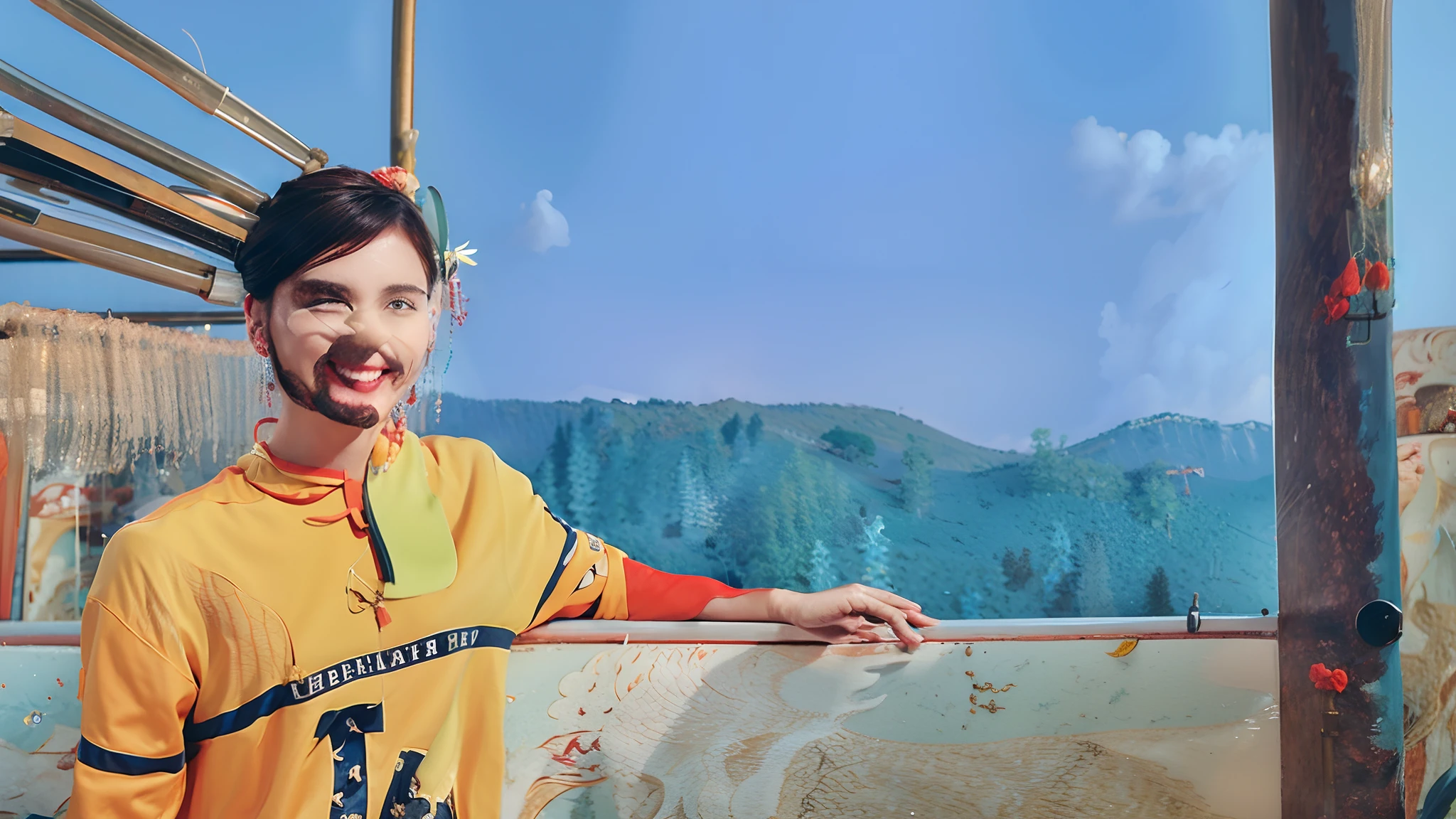 Marvel, Old Tony Stark, Realistic, Dynamic Lights, Old, Stubble, Full Shot, (Very Detailed CG Unified 8k Wallpaper), Trends on ArtStation, Trends on CGSociety, High Detail, Sharp Focus, Dramatic, Photorealistic Photorealism, Red and Gold Dresses