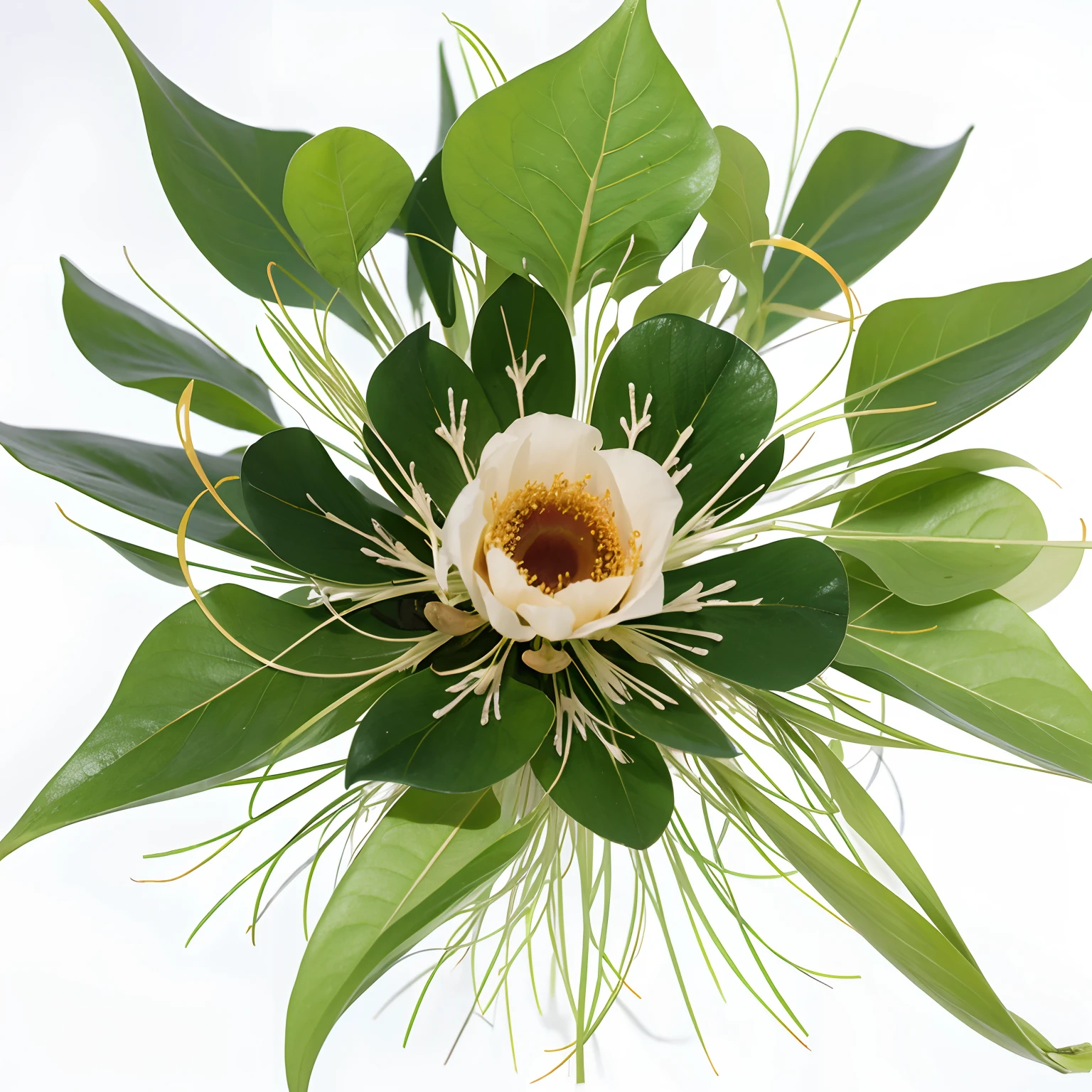 Obsessive,There are ten leaves in total,The rhizome is thin,In the bud there is a Martian beat
