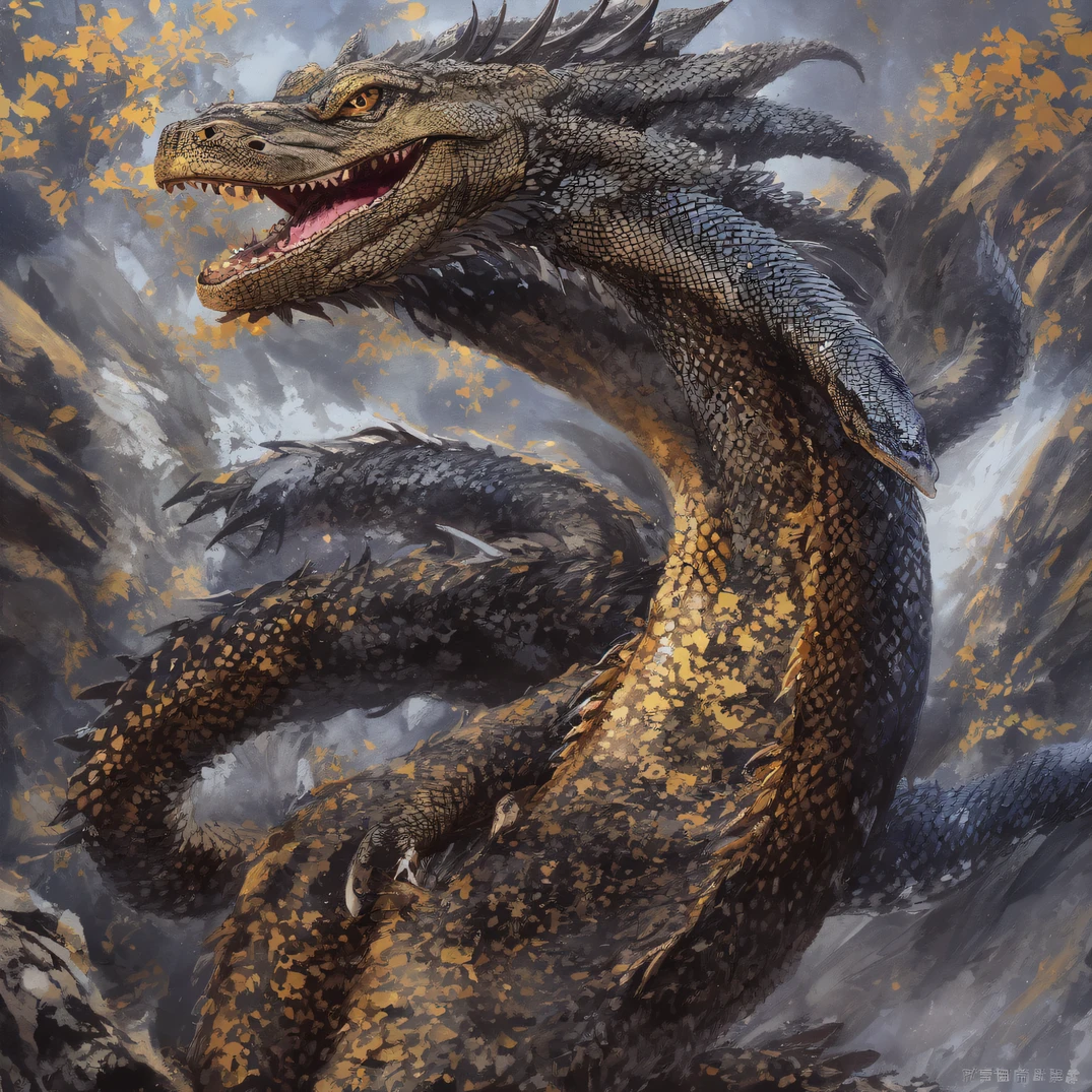 Monitor lizard 32K,Phoenix Immortal Demon Realm, Chance encounter with Liu Hanshu, He saw in him his former self, It was decided to take him as an apprentice, Teach him how to protect himself, But because of the Tibetan star map, Phoenix and the Liu family、The Jade Sword Sect establishes relationships, It opens with the death of Liu Hanshu, Qin Yu embarked on the road of confrontation with a strong enemy, Working hard, Make yourself stronger, Stick to your own core path of justice, (Dragons)eyes filled with angry,The monitor lizard clenched its fists,Rush up,Deliver a fatal blow to your opponent,full bodyesbian,Full body monitor lizard male mage 32K(Masterpiece Canyon Ultra HD)fenghuang(canyons)Climb the streets, The scene of the explosion(canyons), (Dragons), The angry fighting stance of the monitor lizard, looking at the ground, Batik linen bandana, Chinese python pattern long-sleeved garment, canyons(Abstract propylene splash:1.2), Dark clouds lightning background,Flour flies(realisticlying:1.4),Black color hair,Flour fluttering,rainbow background, A high resolution, the detail, RAW photogr, Sharp Re, Nikon D850 Film Stock Photo by Jefferies Lee 4 Kodak Portra 400 Camera F1.6 shots, Rich colors, ultra-realistic vivid textures, Dramatic lighting, Unreal Engine Art Station Trend, cinestir 800,Flowing black hair,(((Jungle Canyon)))The wounded lined up in the streets(vale)Climb the streets,Movie master real-time image quality(tmasterpiece,k hd,hyper HD,32K)Dragons, (Linen batik scarf), Combat posture, looking at the ground, Linen bandana, Chinese monitor lizard pattern long-sleeved garment, Morning Phoenix(Abstract gouache splash:1.2), Dark clouds lightning background,sprinkling