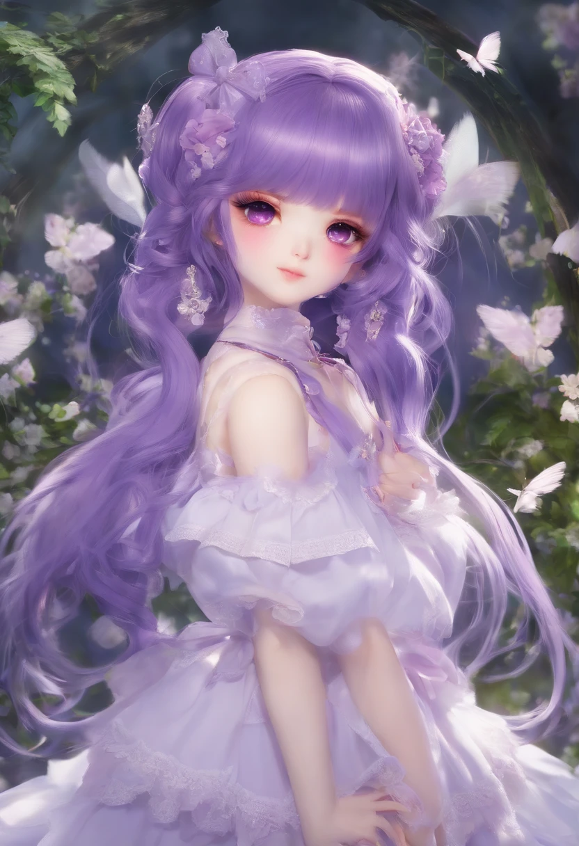Circle of Angels Sickness Menhera Cute Side Twin Tails Mass Production Girl Purple