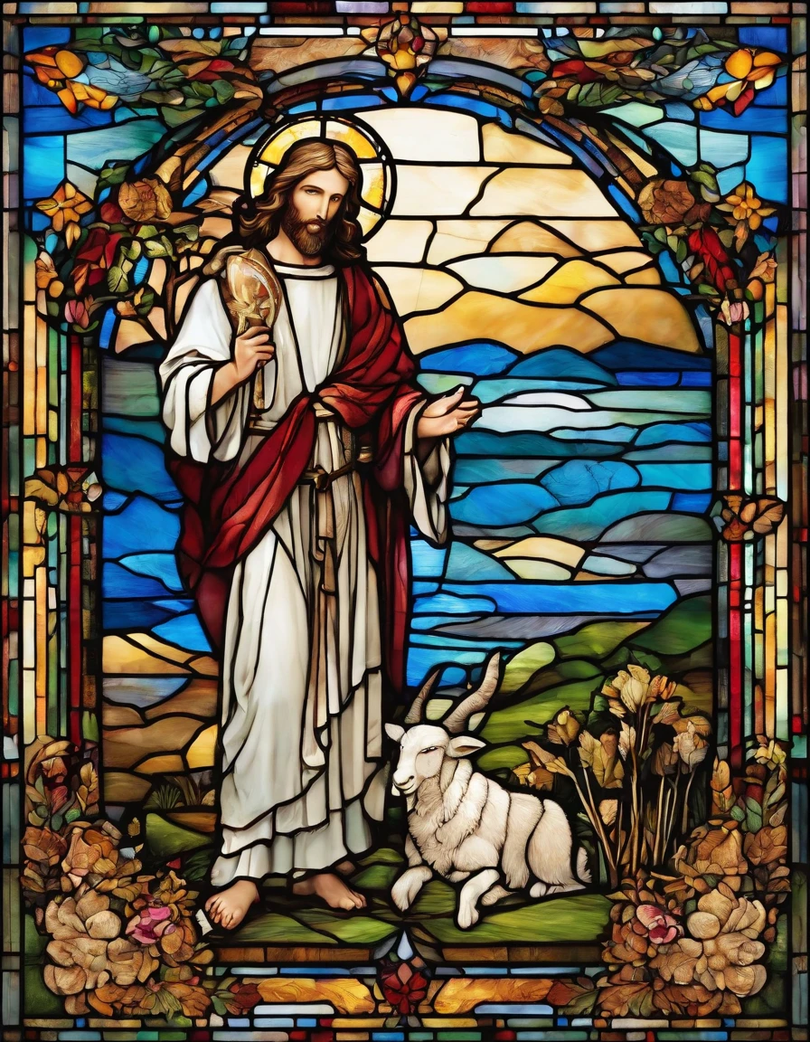 Jesus Christ as the good shepherd
