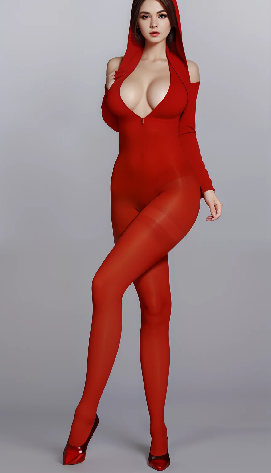 A group of nuns,Thick red pantyhose,Blood red stockings,Red stockings,Red hip socks,without wearing shoes,Super detail,hyper HD,A high resolution,1080p,Anatomically correct,ccurate,huge tit,Cocked buttocks,Physical coordination,Photo portrait,slender thigh,Delicatemakeup,Best quality, Masterpiece, 超A high resolution, RAW photo, Beautiful and aesthetic,deepshadow, (Photorealistic:1.4), full-body composition, Striking perspective