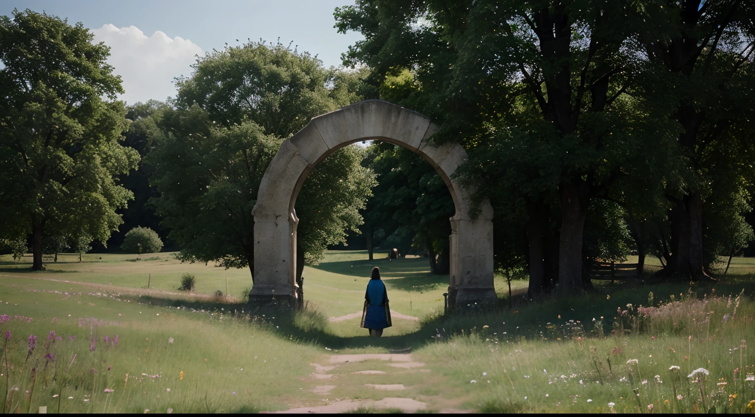 meadow, An Ancient Portal to Another World, Travellers