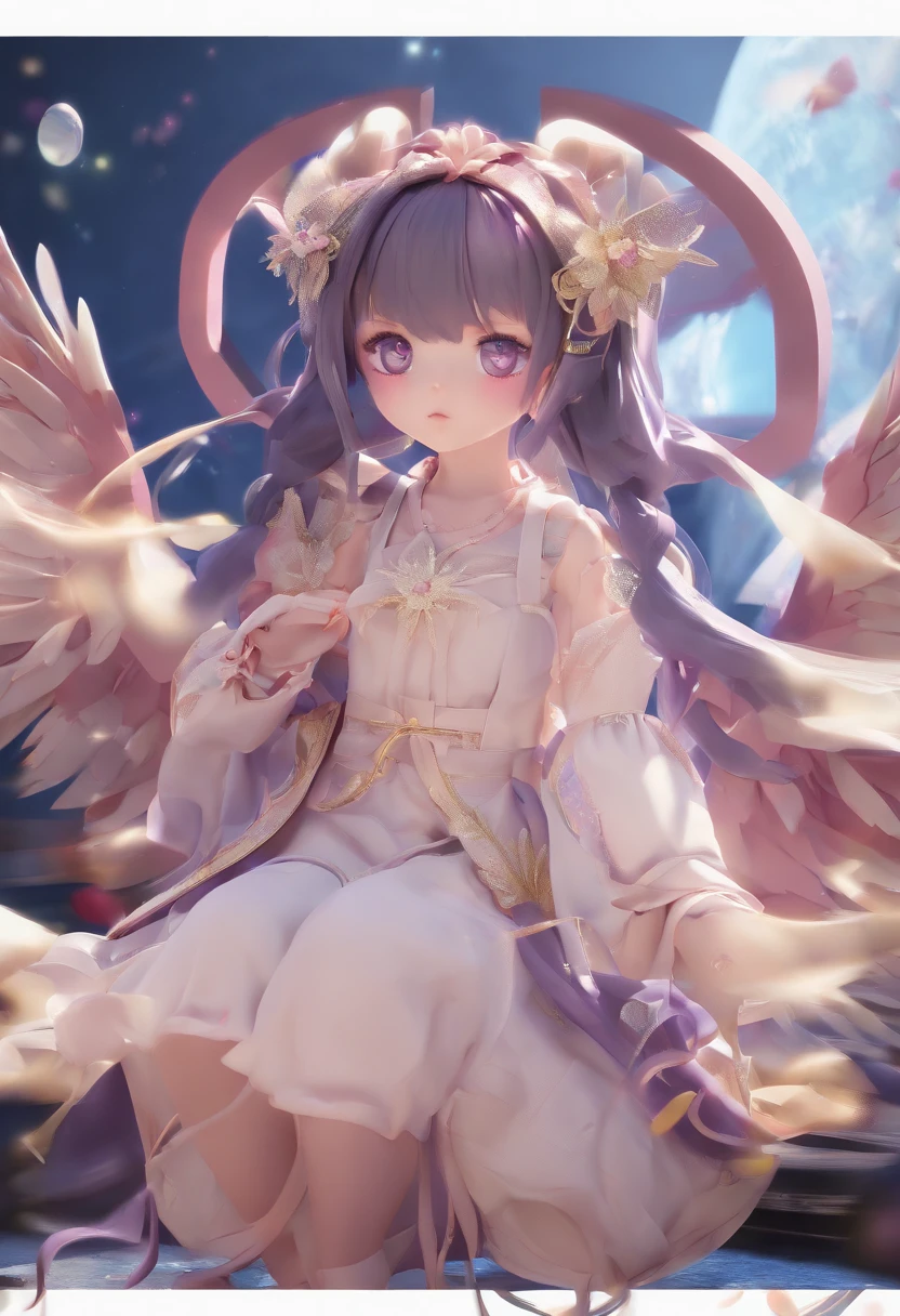 Circle of Angels Sickness Menhera Side Twin Tails Cute Deep Purple Saggy Eyes Girl