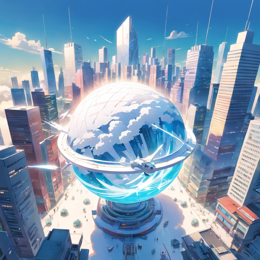 (Pop-up Books,White background:1.35),Postmodern art style,(abstracted:1.2)(Penrose Escher-style sphere) Consists of (Cyberpunk City:1.2),Change to (James Rosenquist,Roy Lichtenstein) Eagle Ball,Inception,Impossible geometric structures,Mobius Ring,Cyberpunk City Intertwined with Spheres,inflation,3 seconds after the Big Bang & The Expanding Multiverse,dry ice,steam,cloud,Plume of smoke,Smoke rings,