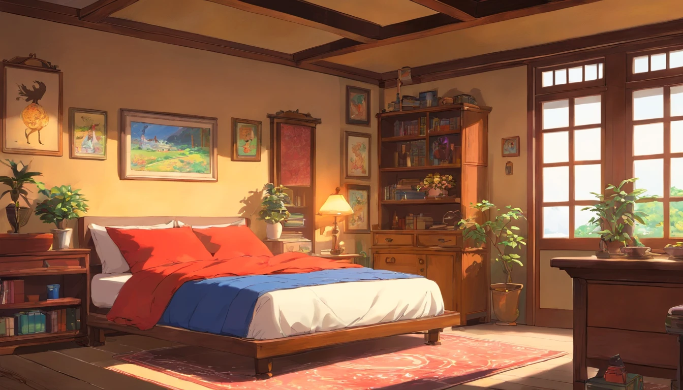 Urban Indoor,Room bedroom,a bed,Simple style