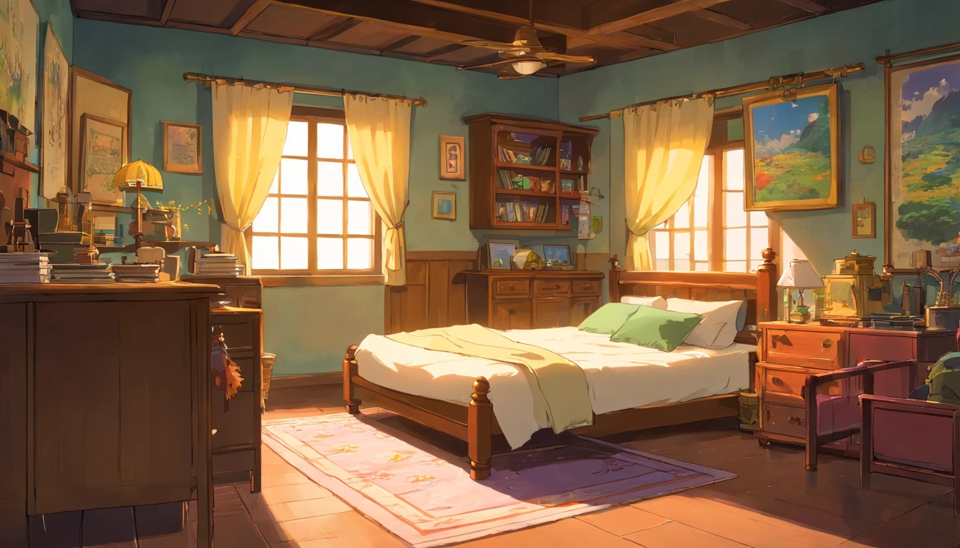 Urban Indoor,Room bedroom,a bed,Simple style