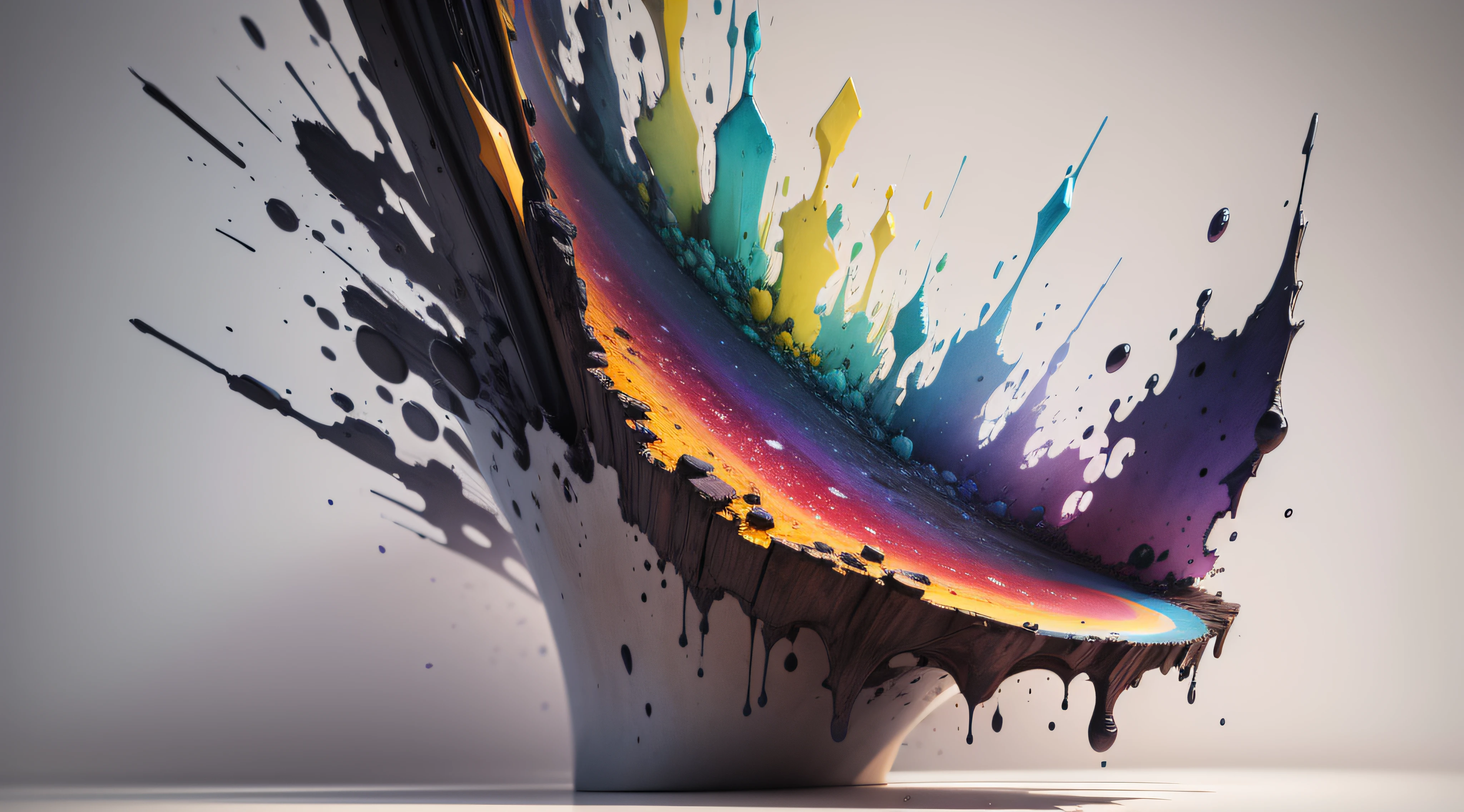 3d watercolor abstract,dark background,high resolution,high quality,colorful