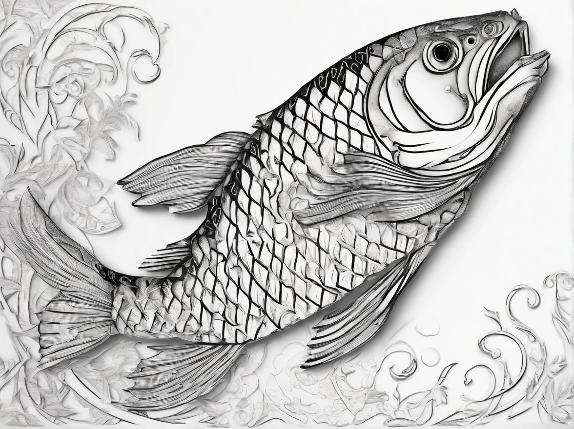(Silhouette of a koi,Colorful camellias),White background,(paper art, Quilted paper art:1.2, geomerty:1.1, zentangle,a 3D render), (Extremely colorful, Best quality, high detal, Masterpiece, Cinematic lighting, 4K)(Colorful carp),White background,(paper art, Quilted paper art:1.2, geomerty:1.1, zentangle,a 3D render), (Extremely colorful, Best quality, high detal, Masterpiece, Cinematic lighting, 4K) hand-drawn effect
