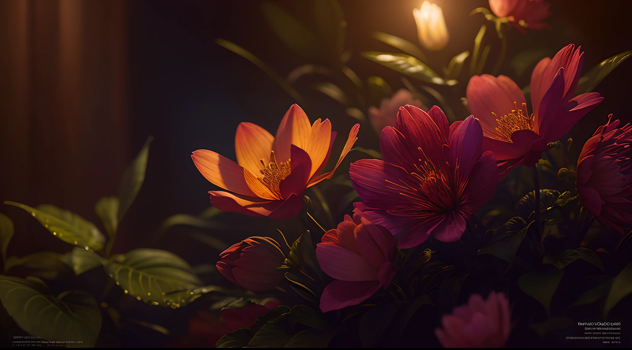 A flower by Casey Weldon, Olga Kvasha, Miho Hirano, hyperdetailed intricately detailed gothic art trending on Artstation triadic colors Unreal Engine 5 detailed matte painting, deep color, fantastical, intricate detail, splash screen, complementary colors, fantasy concept art, 8k resolution, gothic deviantart masterpiece, (dark shot:1.4), art by greg rutkowski and artgerm, soft cinematic light, adobe lightroom, photolab, hdr, intricate, highly detailed, (depth of field:1.4)